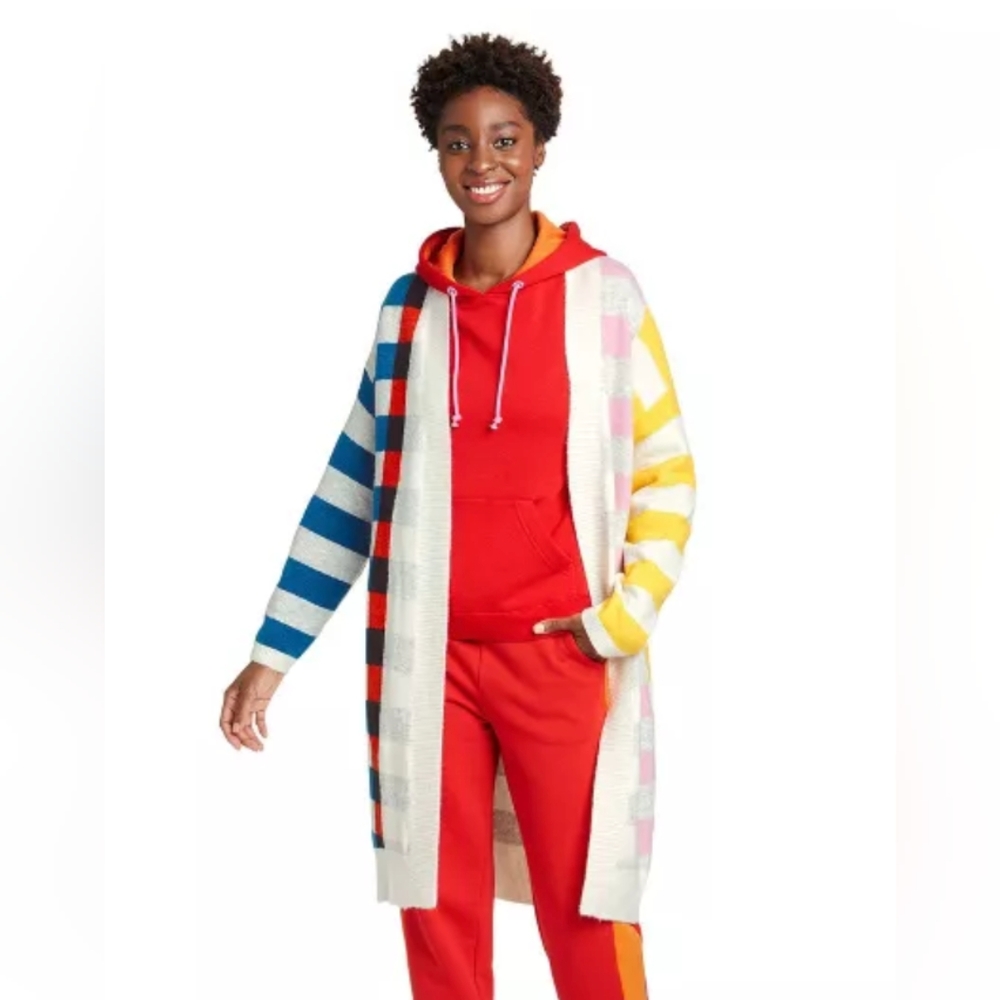 Target X Lego Collection Women’s color block stripe cardigan size L